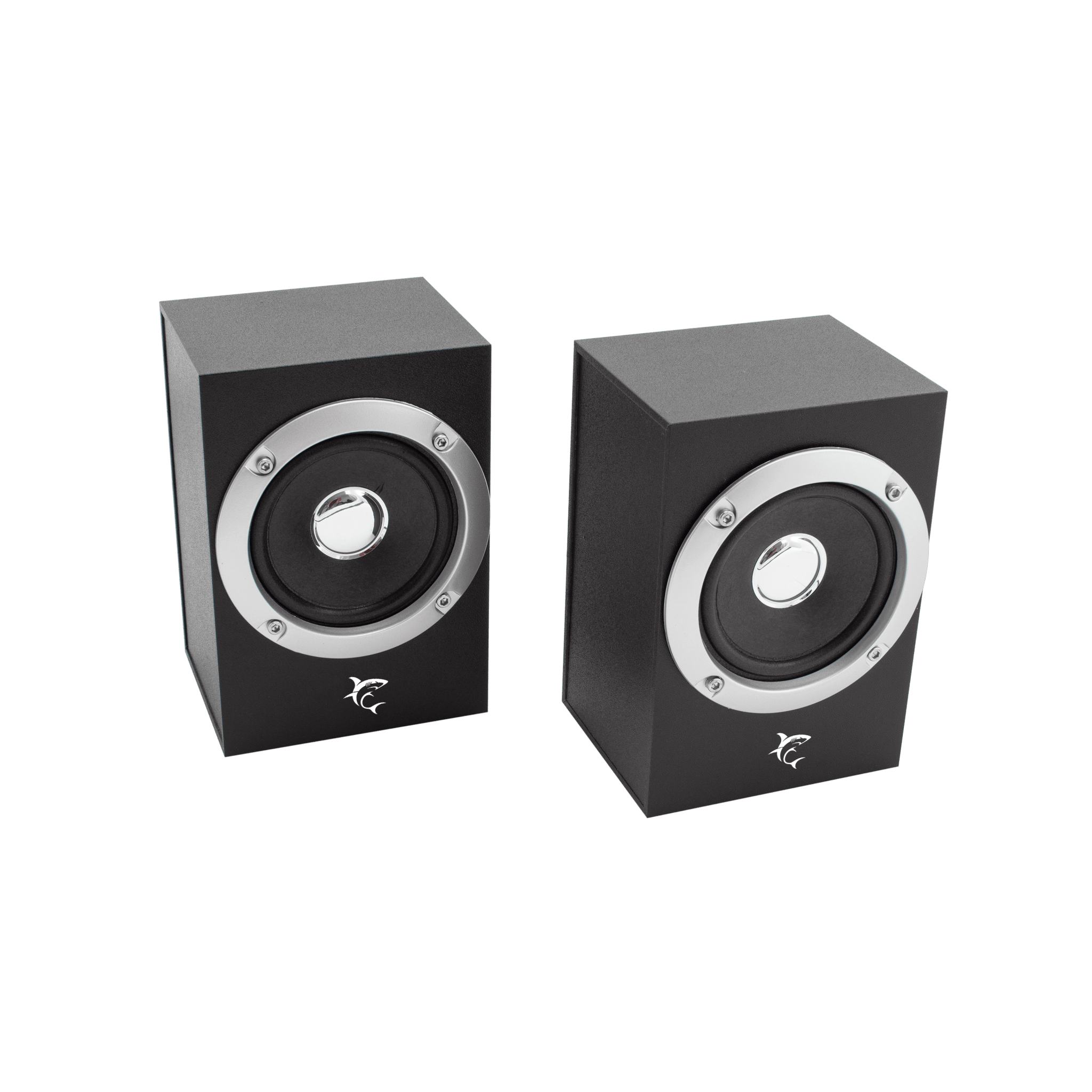 White Shark RHYTHMUS 2.0 Wooden Gaming Speakers - GameStore.mt