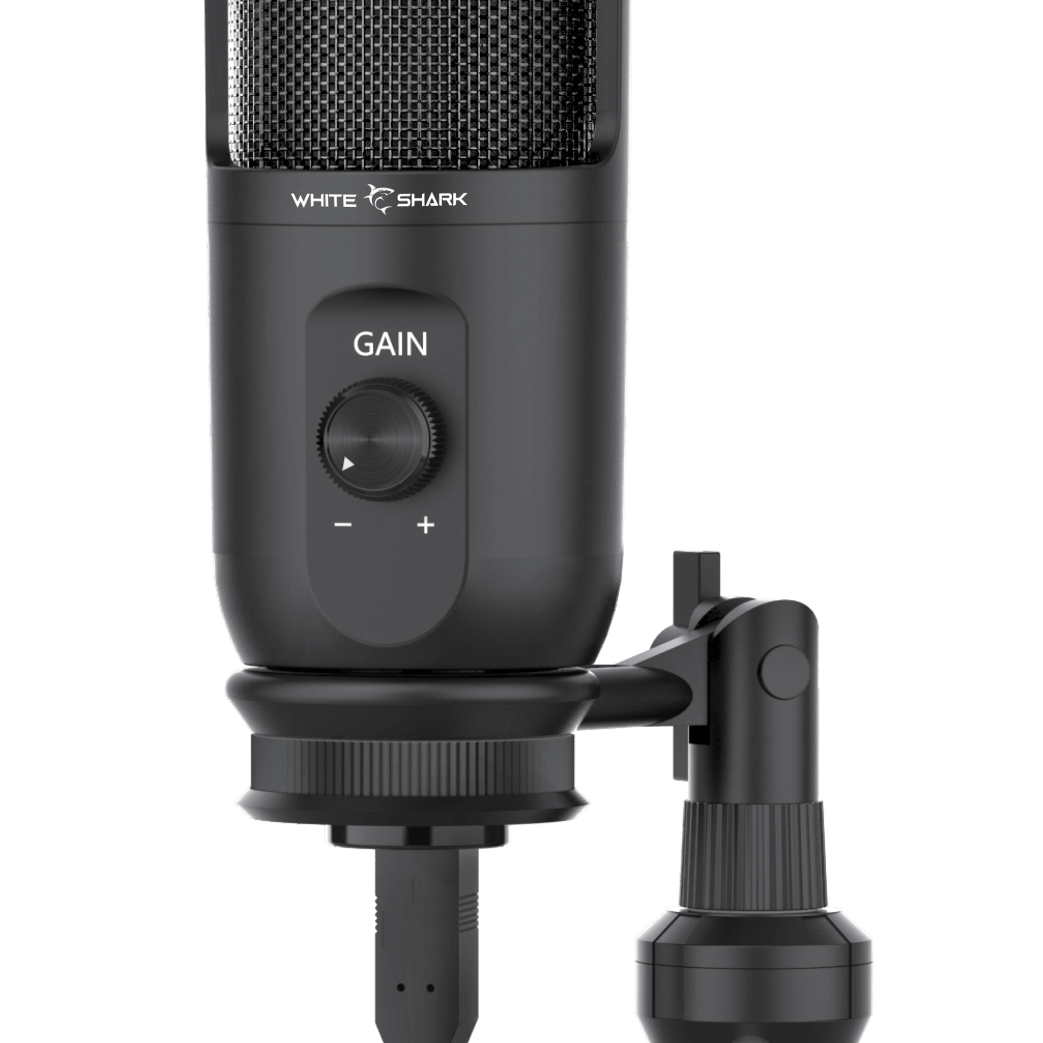 White Shark TAUS Podcasting Microphone Kit - Black - GameStore.mt