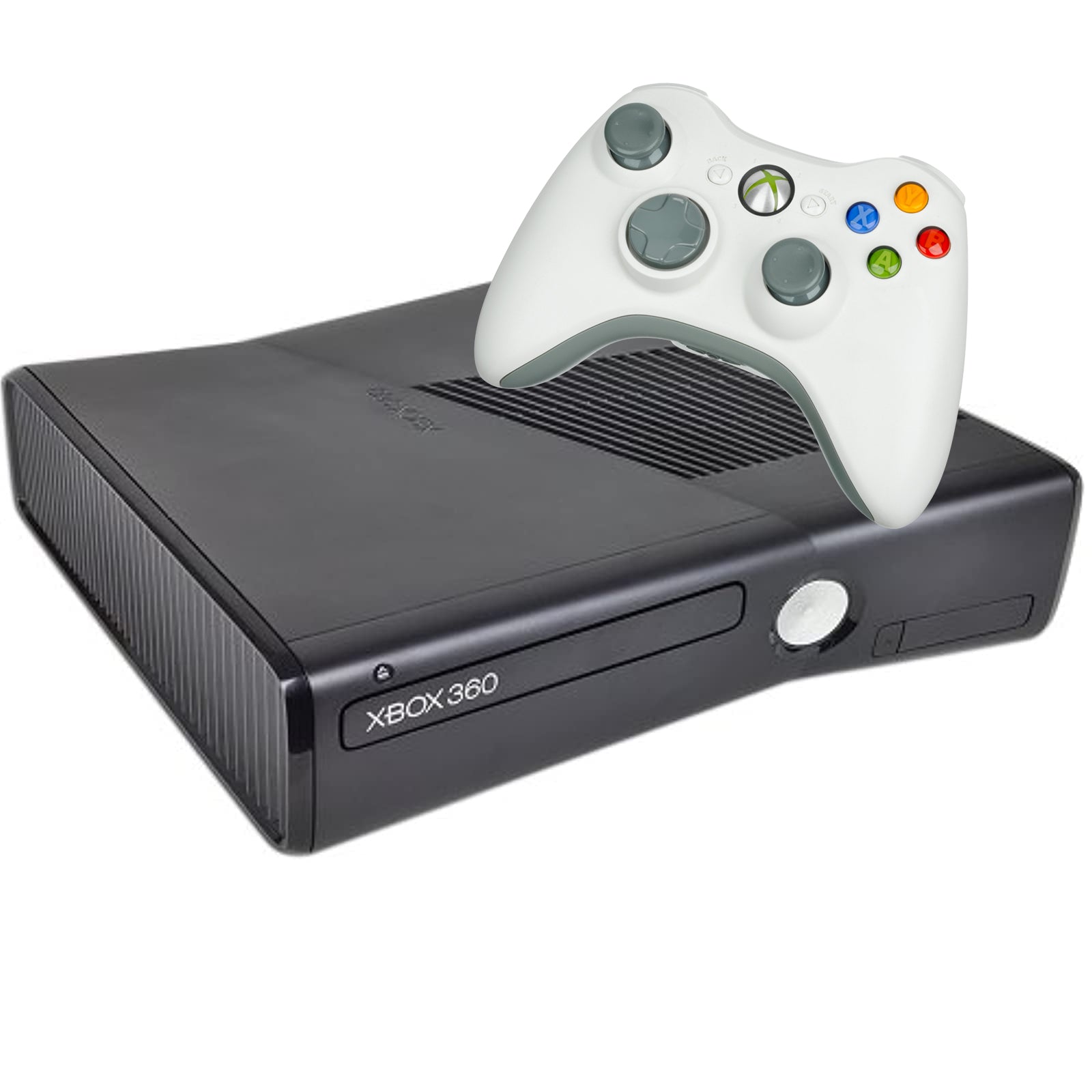 Xbox 360 Slim 4GB Console Black (1-Month Warranty) (Pre-owned)