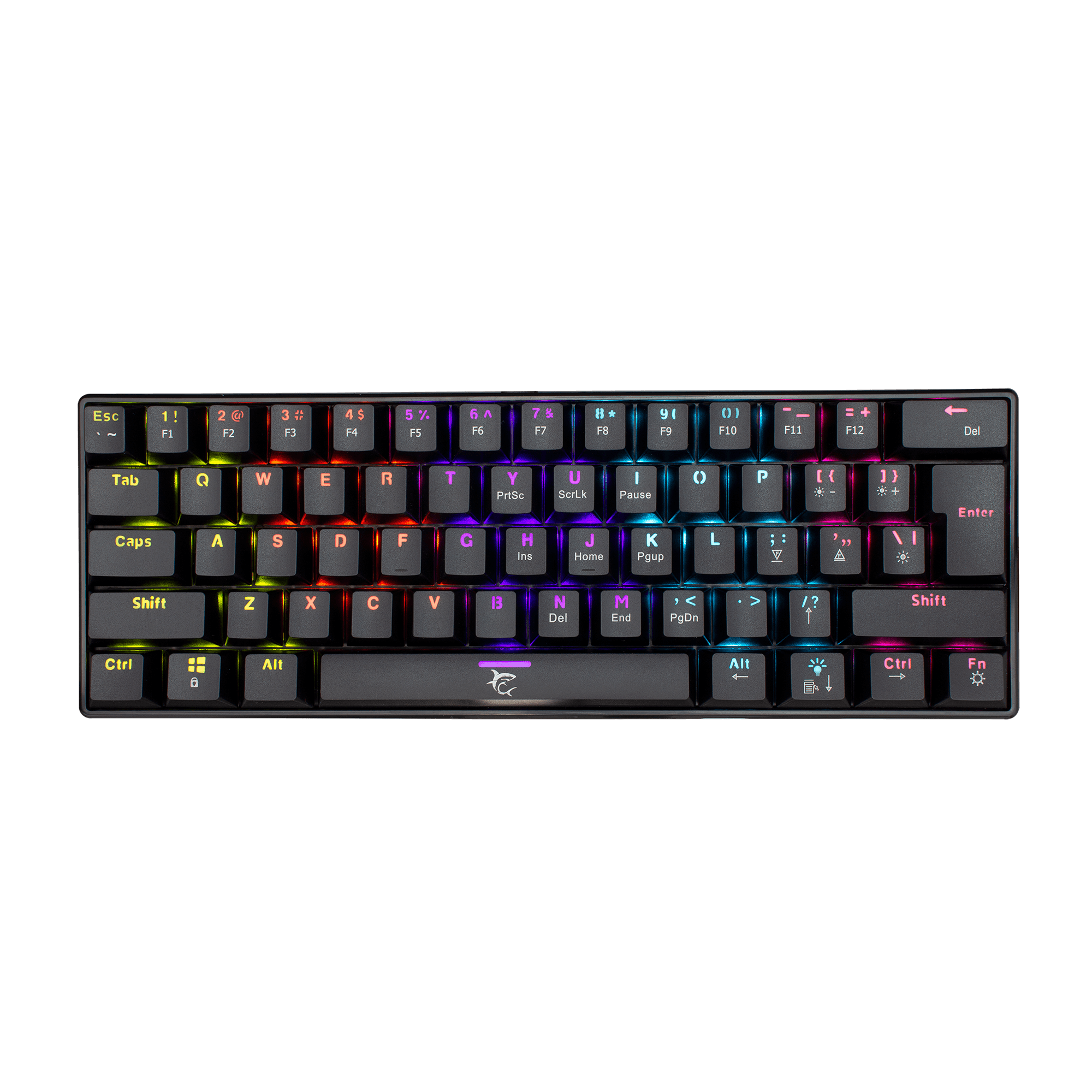 White Shark SHINOBI Keyboard - Black (Red Mechanical Switches) [US Layout] - GameStore.mt | Powered by Flutisat