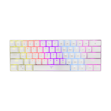 White Shark SHINOBI Keyboard - White (Blue Mechanical Switches) [US Layout]