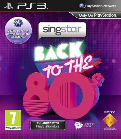 SingStar: Back to the 80s (PS3) (Pre-owned)