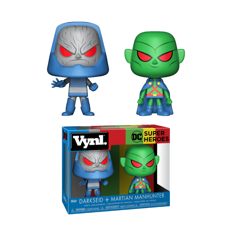 DC COMICS VYNL VINYL FIGURES 2-PACK MARTIAN MANHUNTER VS DARKSEID 10 CM - GameStore.mt | Powered by Flutisat