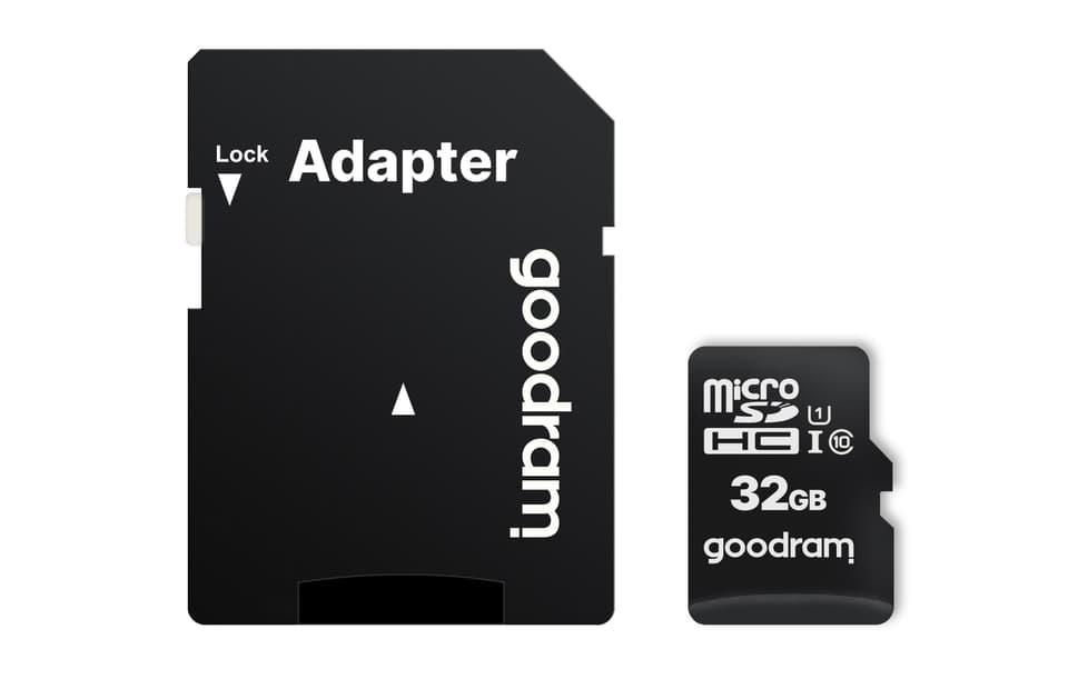 GOODRAM 32GB SDXC Micro SD Card Class 10 UHS-I + Adapter - GameStore.mt | Powered by Flutisat