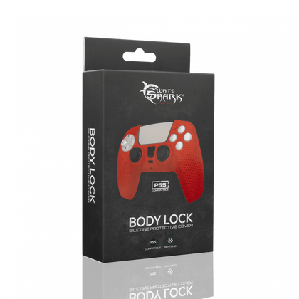 BODY LOCK Red Sillicone case for PS5 controller - GameStore.mt | Powered by Flutisat