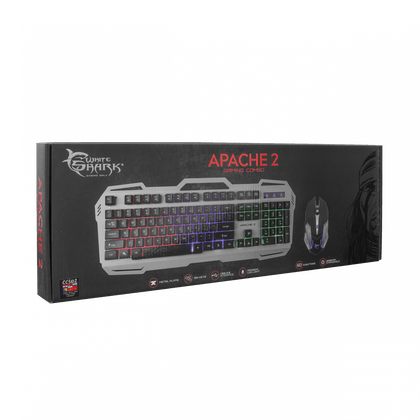 White Shark Apache 2 RGB Gaming Keyboard and Mouse - GameStore.mt | Powered by Flutisat