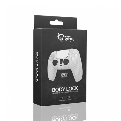 BODY LOCK White Sillicone case for PS5 controller - GameStore.mt | Powered by Flutisat