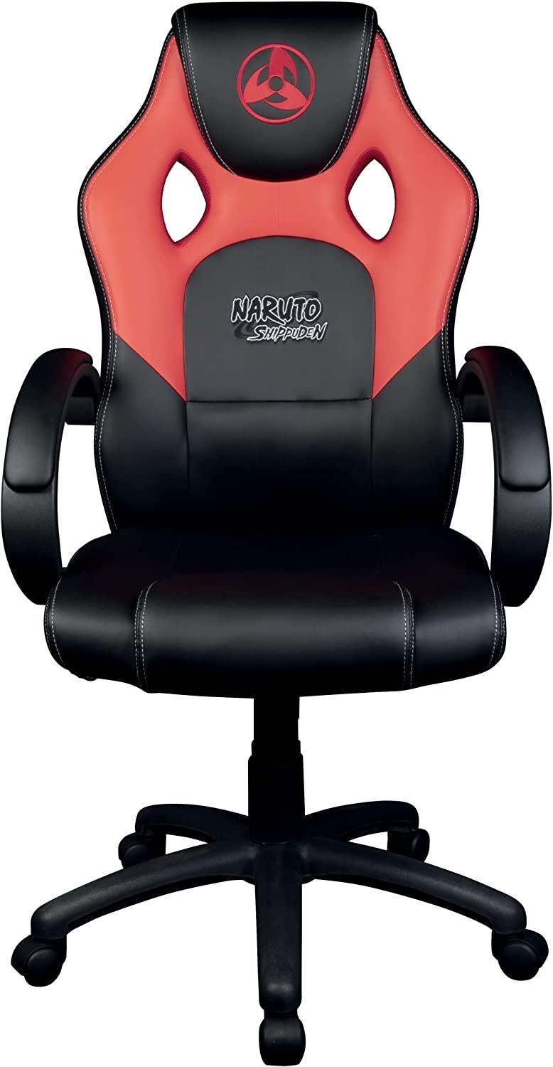 KONIX Naruto Shippuden Junior Gaming Chair (Black/Red) - GameStore.mt | Powered by Flutisat