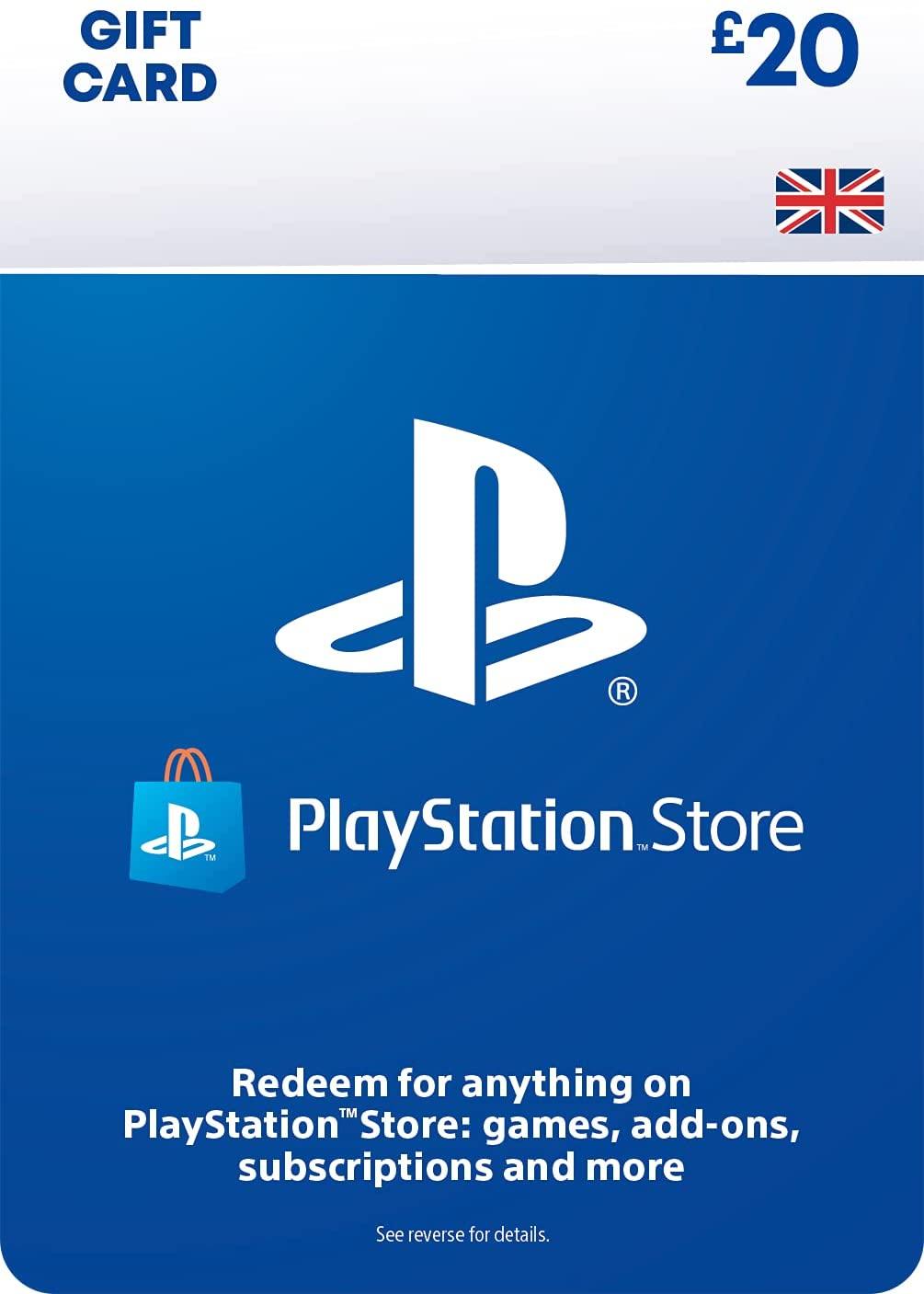 £20 PlayStation Store Wallet Top Up (UK) - GameStore.mt | Powered by Flutisat