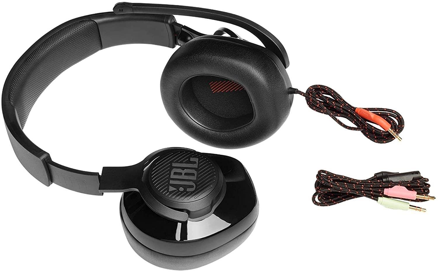 JBL Quantum 200 (Black) - Wired Over-Ear Gaming Headphone - GameStore.mt | Powered by Flutisat