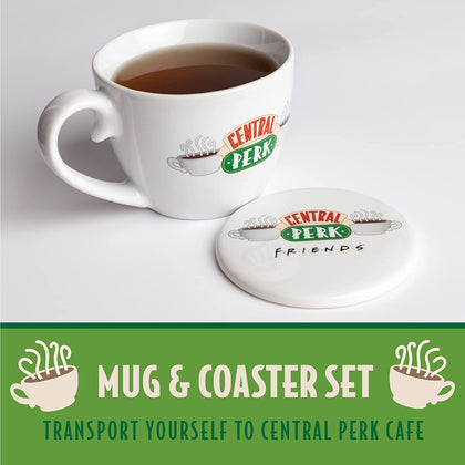 Friends Central Perk Mug and Coaster Gift Set - GameStore.mt | Powered by Flutisat