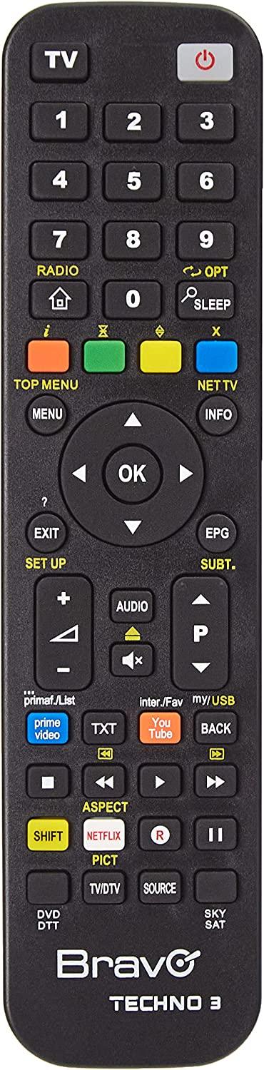 Bravo Programmable TV Remote Control - DVD/VCR/DTT - SAT - GameStore.mt | Powered by Flutisat