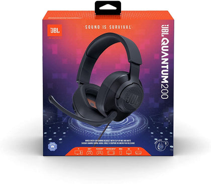 JBL Quantum 200 - Wired Over-Ear Gaming Headphone - GameStore.mt | Powered by Flutisat