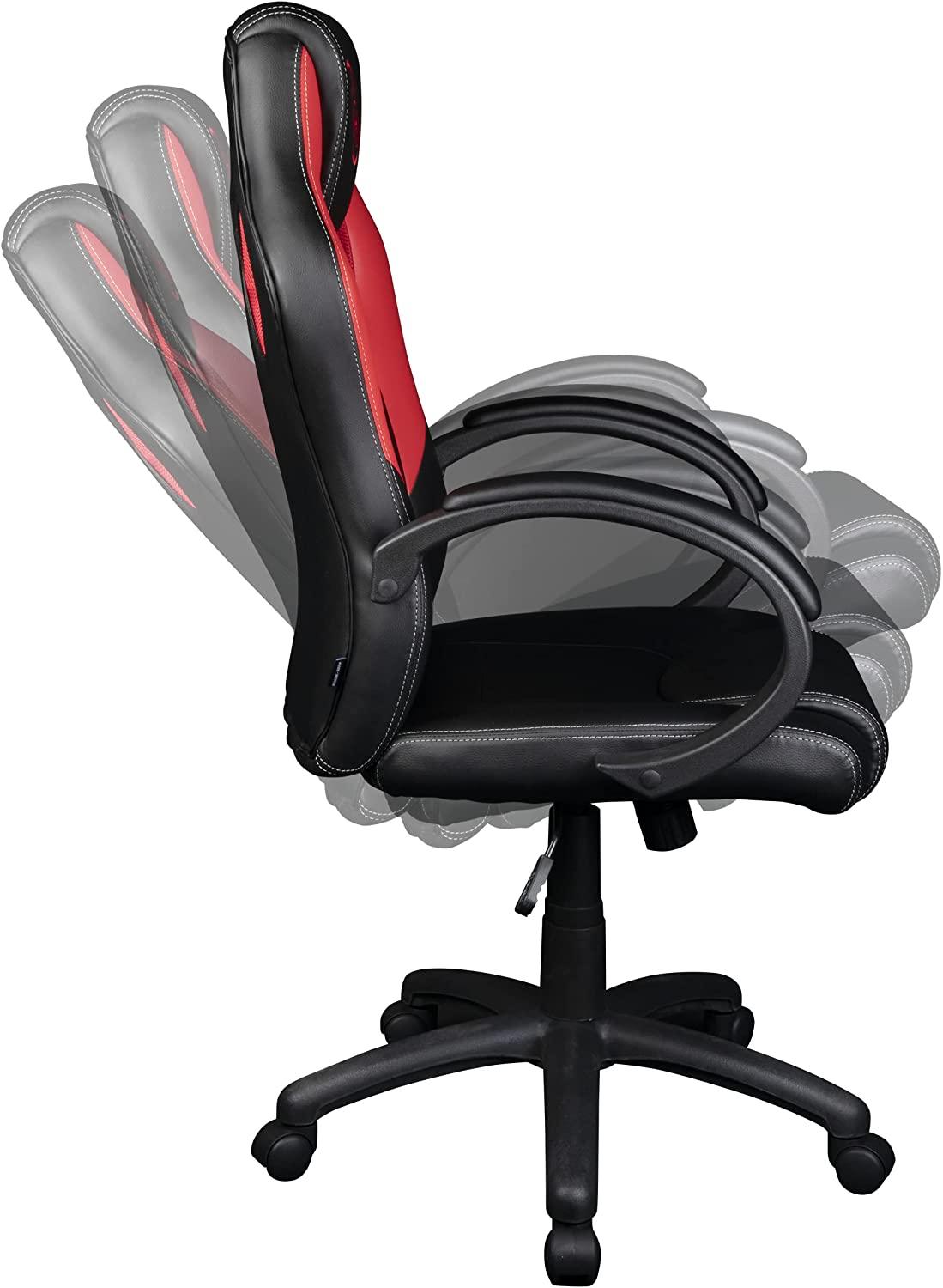 KONIX Naruto Shippuden Junior Gaming Chair (Black/Red) - GameStore.mt | Powered by Flutisat