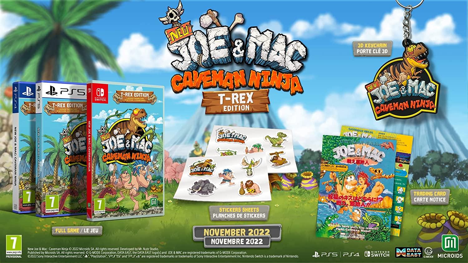 New Joe and Mac: Caveman Ninja - T-Rex Edition (PS5) - GameStore.mt | Powered by Flutisat