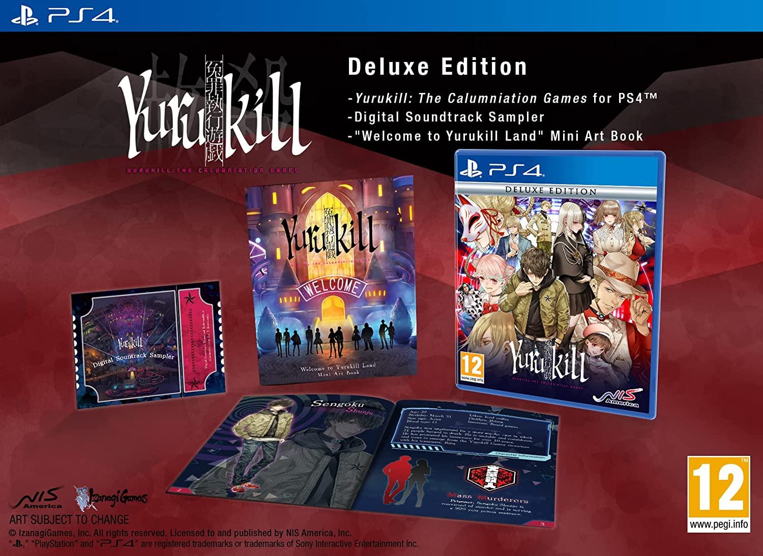 Yurukill: The Calumniation Games Deluxe Edition (PS4) - GameStore.mt | Powered by Flutisat