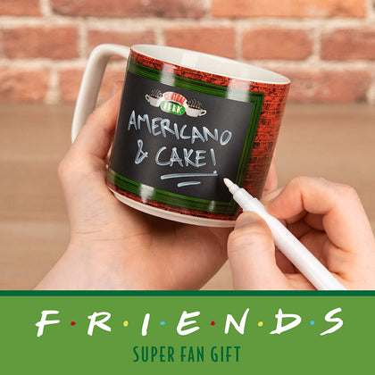 Friends Central Perk Chalkboard Mug with Chalk Pen - GameStore.mt | Powered by Flutisat