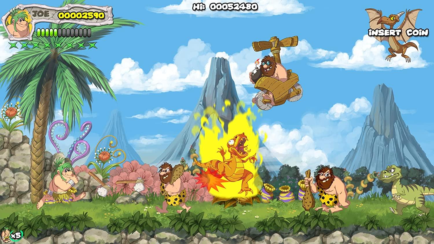 New Joe and Mac: Caveman Ninja - T-Rex Edition (PS5) - GameStore.mt | Powered by Flutisat