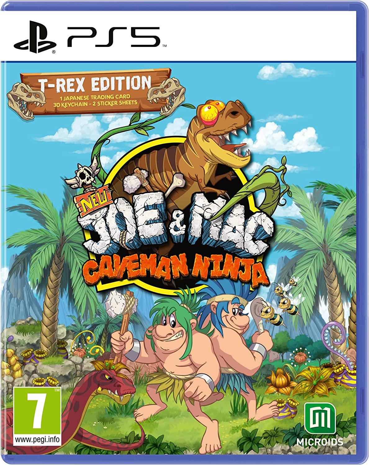 New Joe and Mac: Caveman Ninja - T-Rex Edition (PS5) - GameStore.mt | Powered by Flutisat
