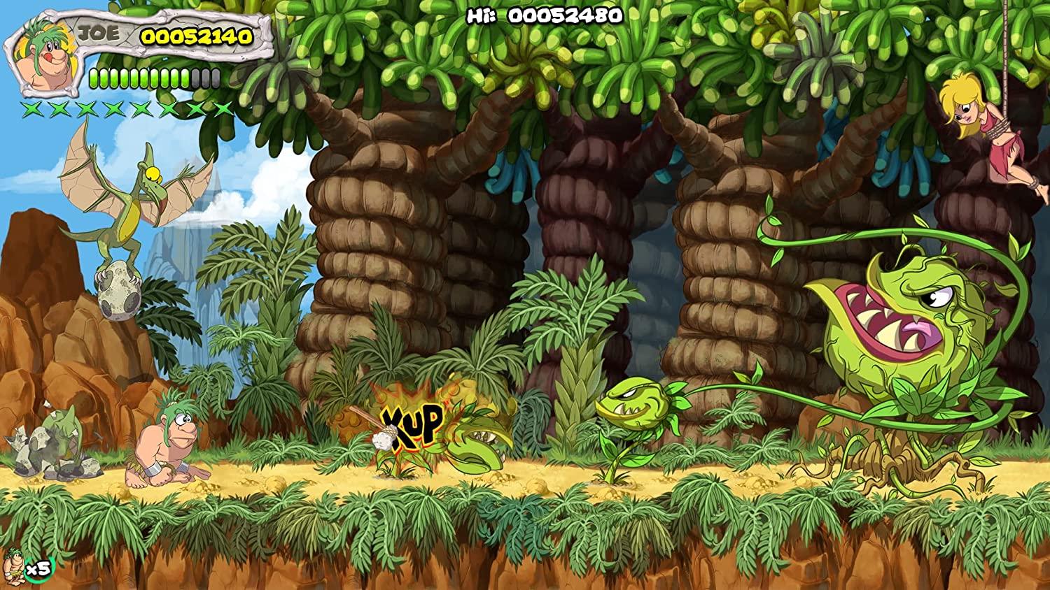 New Joe and Mac: Caveman Ninja - T-Rex Edition (PS5) - GameStore.mt | Powered by Flutisat
