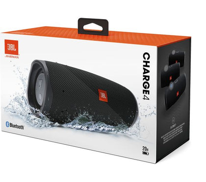JBL Charge 4 - Waterproof Portable Bluetooth Speaker - Black - GameStore.mt | Powered by Flutisat