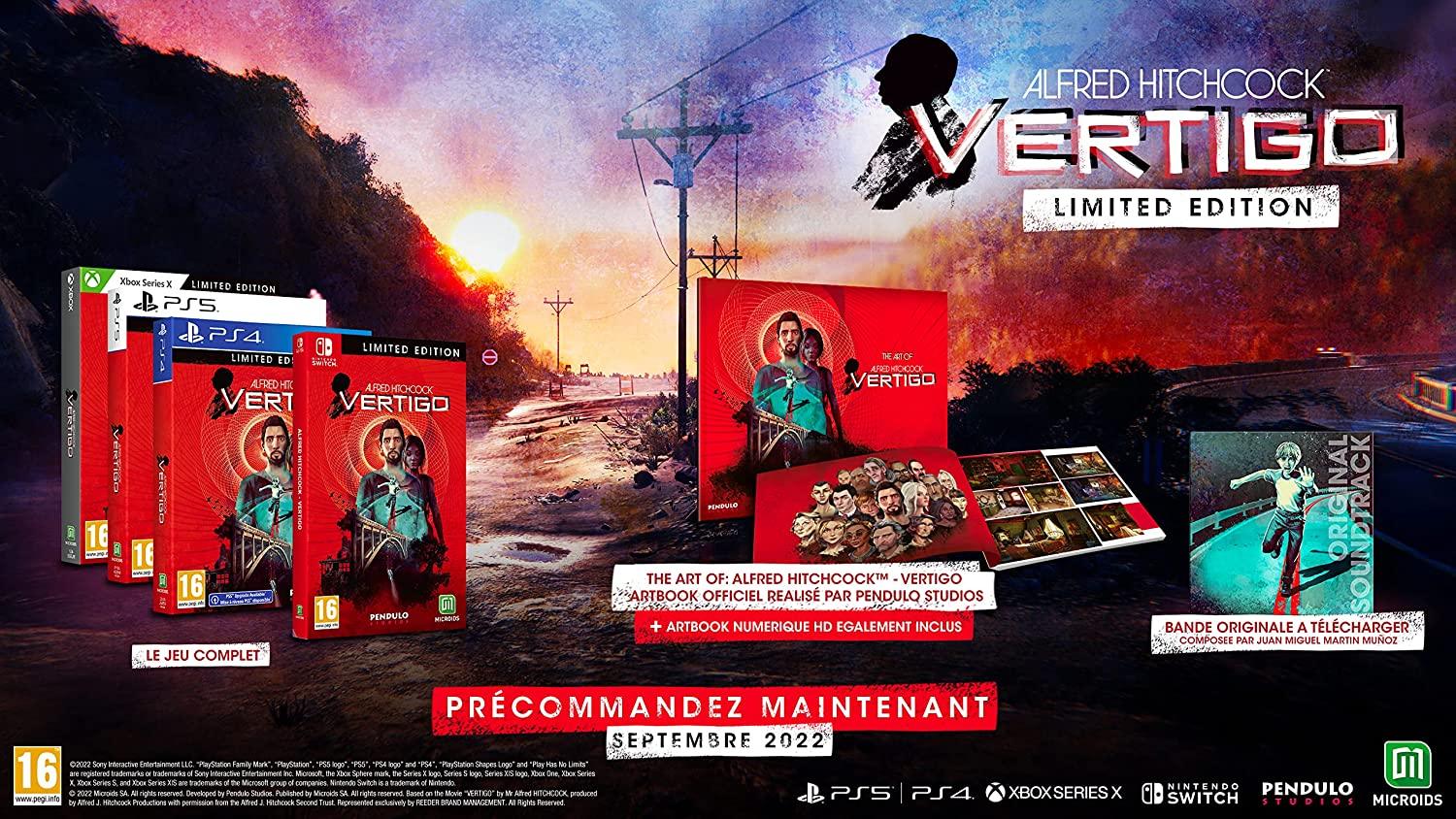 Alfred Hitchcock: Vertigo - Limited Edition (Nintendo Switch) - GameStore.mt | Powered by Flutisat