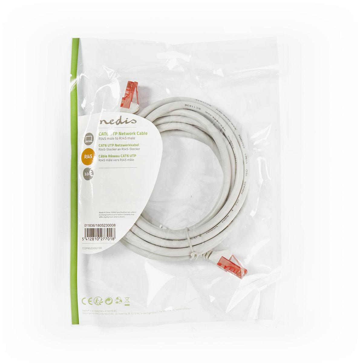Nedis 3 Metre CAT6 UTP Network Cable - GameStore.mt | Powered by Flutisat