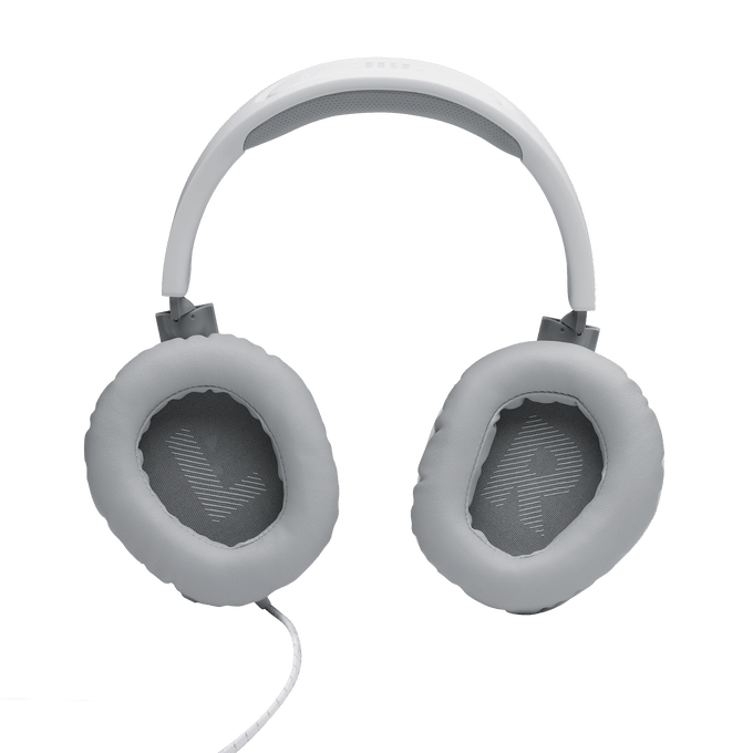JBL Quantum 100 (White) - Wired Over-Ear Gaming Headphones - GameStore.mt | Powered by Flutisat