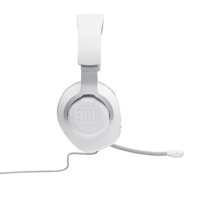 JBL Quantum 100 (White) - Wired Over-Ear Gaming Headphones - GameStore.mt | Powered by Flutisat