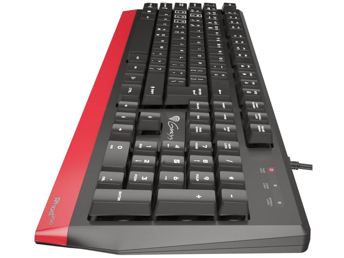 Genesis RHOD 250 Gaming Keyboard (US Layout) - Red - GameStore.mt | Powered by Flutisat