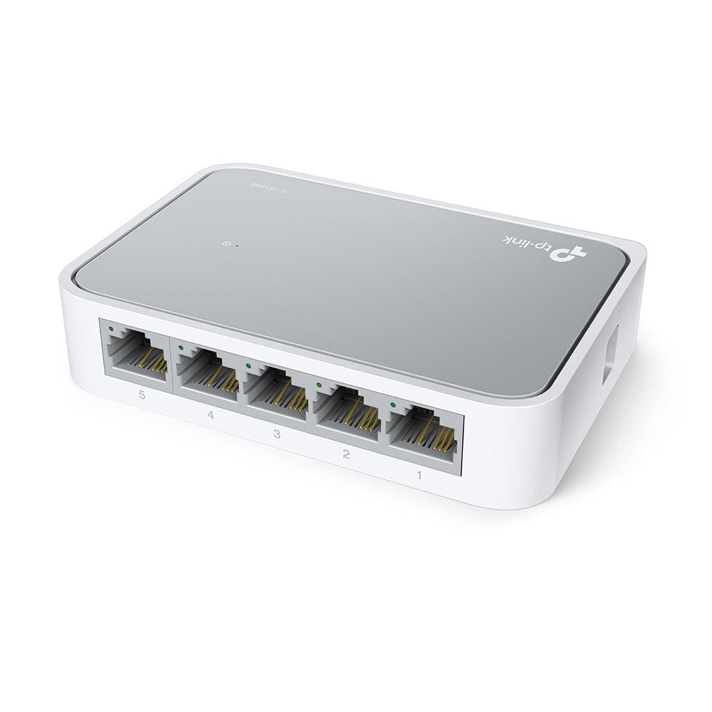 TP-LINK TL-SF1005D 5-Port NETWORK SWITCH 10/100Mbps DESKTOP SWITCH - GameStore.mt | Powered by Flutisat
