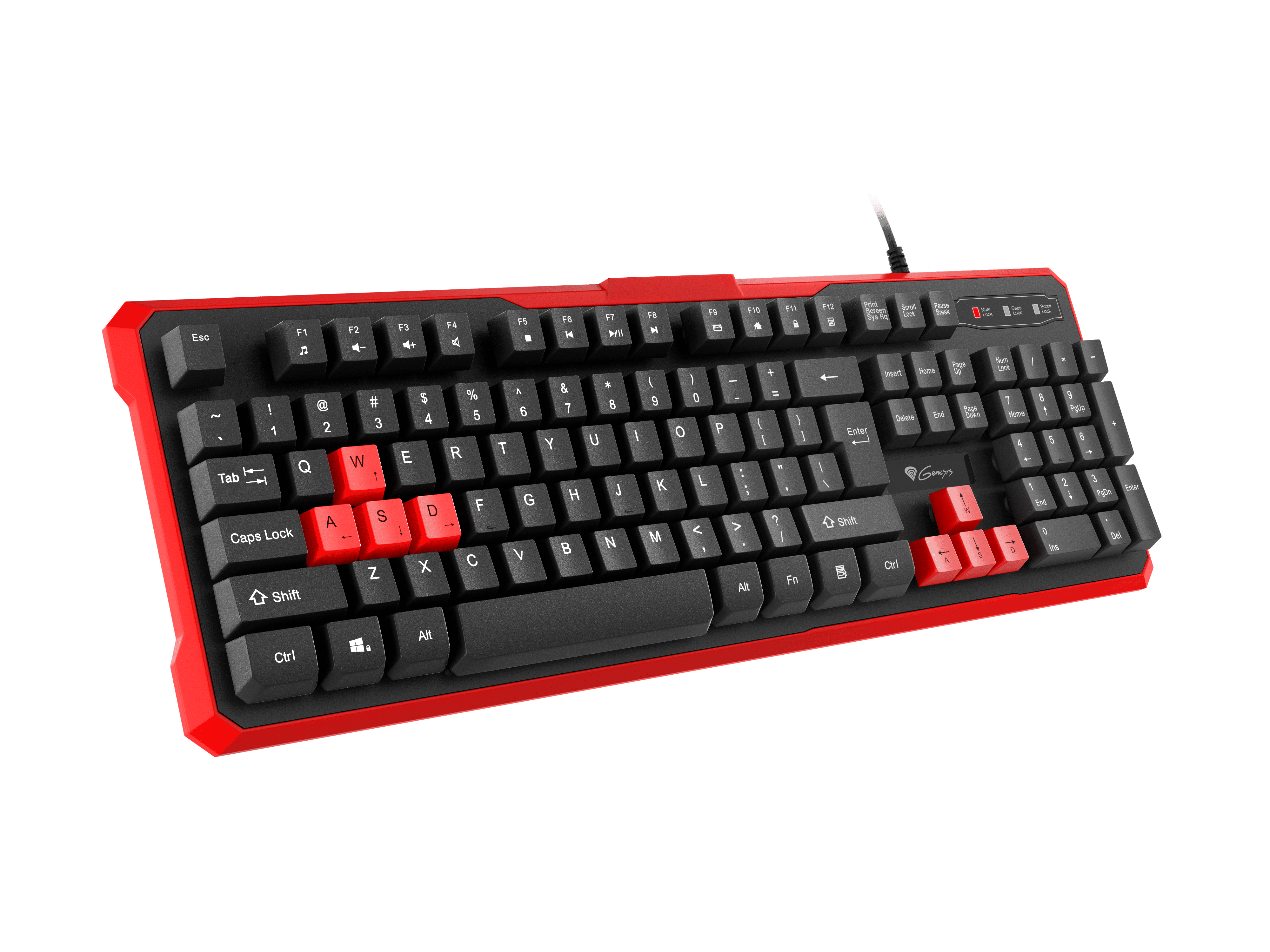 Genesis RHOD 110 Gaming Keyboard (US Layout) - Red - GameStore.mt | Powered by Flutisat