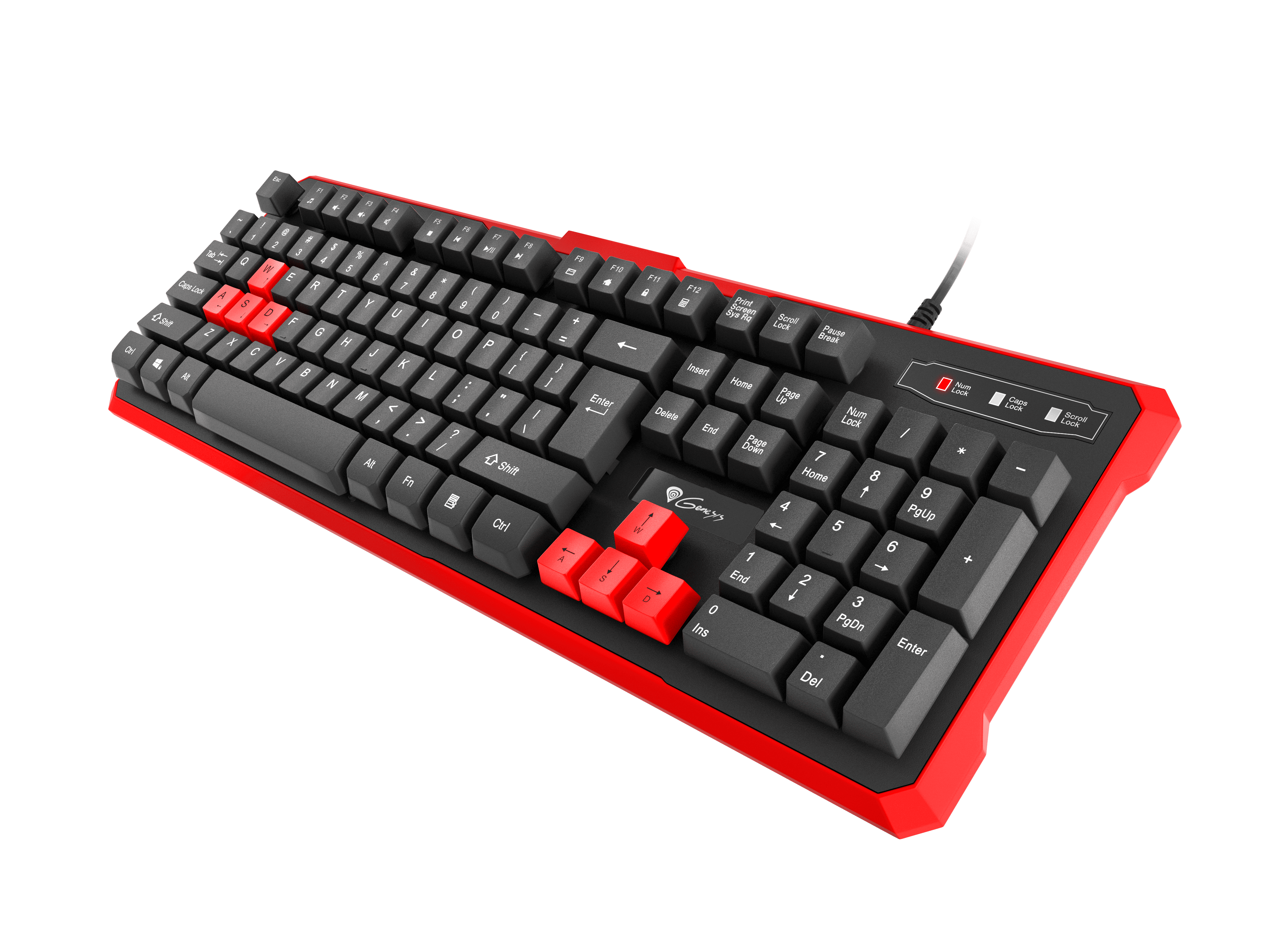 Genesis RHOD 110 Gaming Keyboard (US Layout) - Red - GameStore.mt | Powered by Flutisat