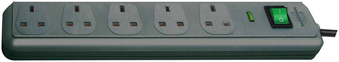 Brennenstuhl Eco - Line, 5 - way extension lead with Surge Protection - GameStore.mt