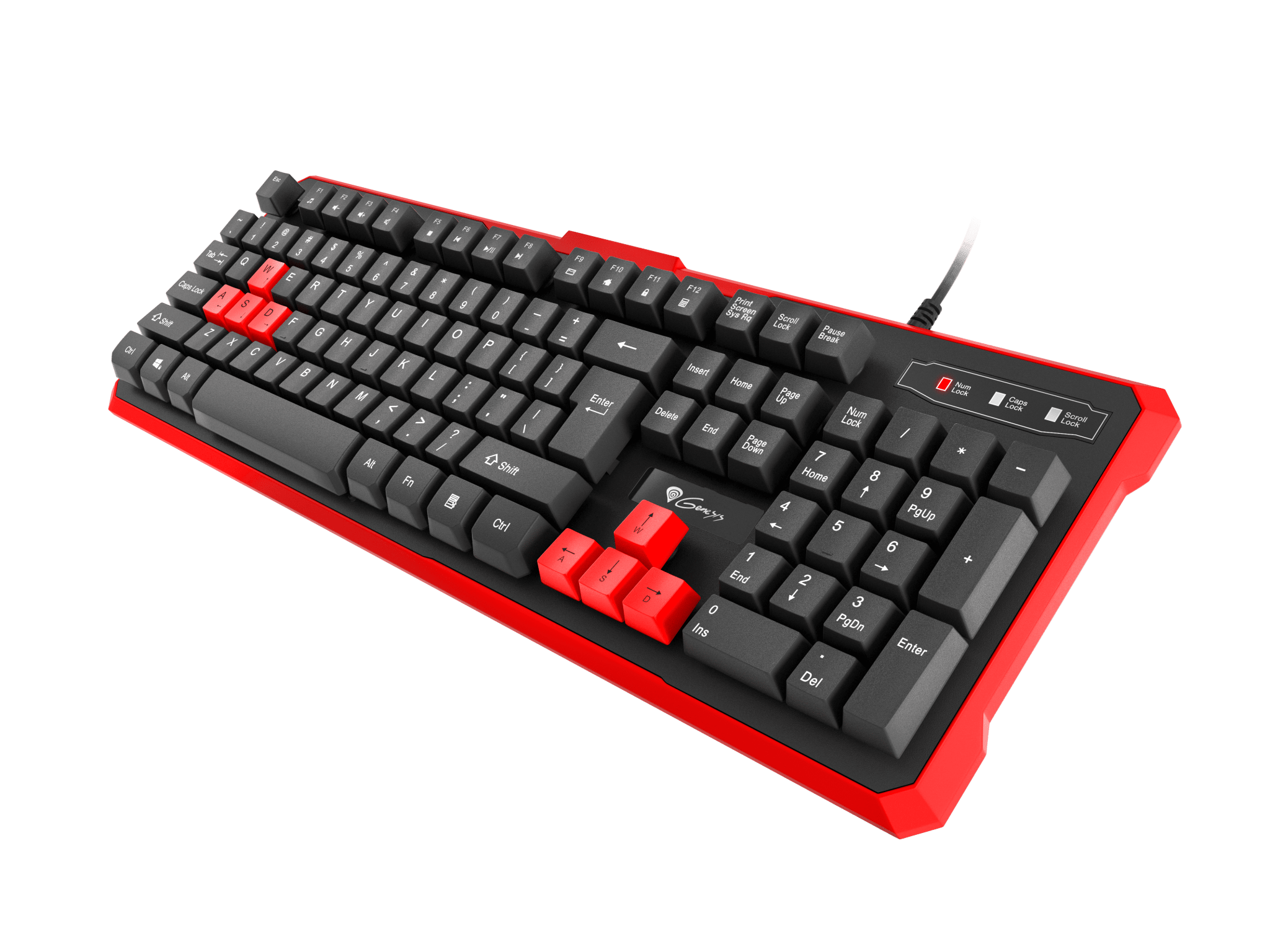 Genesis RHOD 110 Gaming Keyboard (US Layout) - Red - GameStore.mt