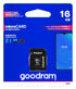 GOODRAM 16GB SDHC Micro SD Card Class 10 UHS - I + Adapter - GameStore.mt