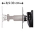 Hama FULLMOTION TV Wall Bracket, 19" - 42" (B - stock) - GameStore.mt