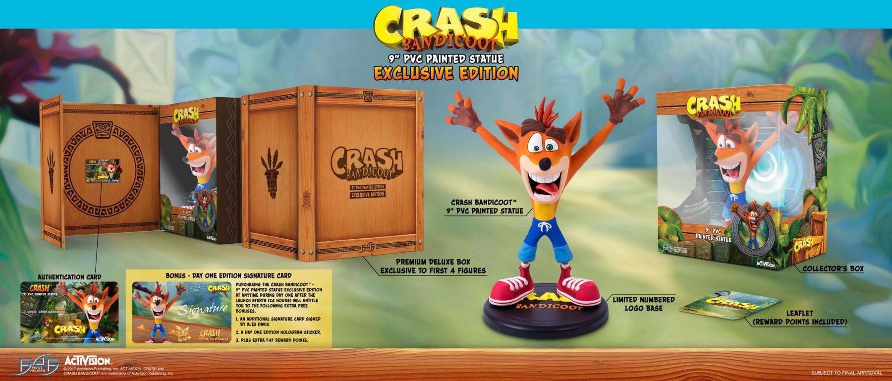 Crash bandicoot pvc statue deals