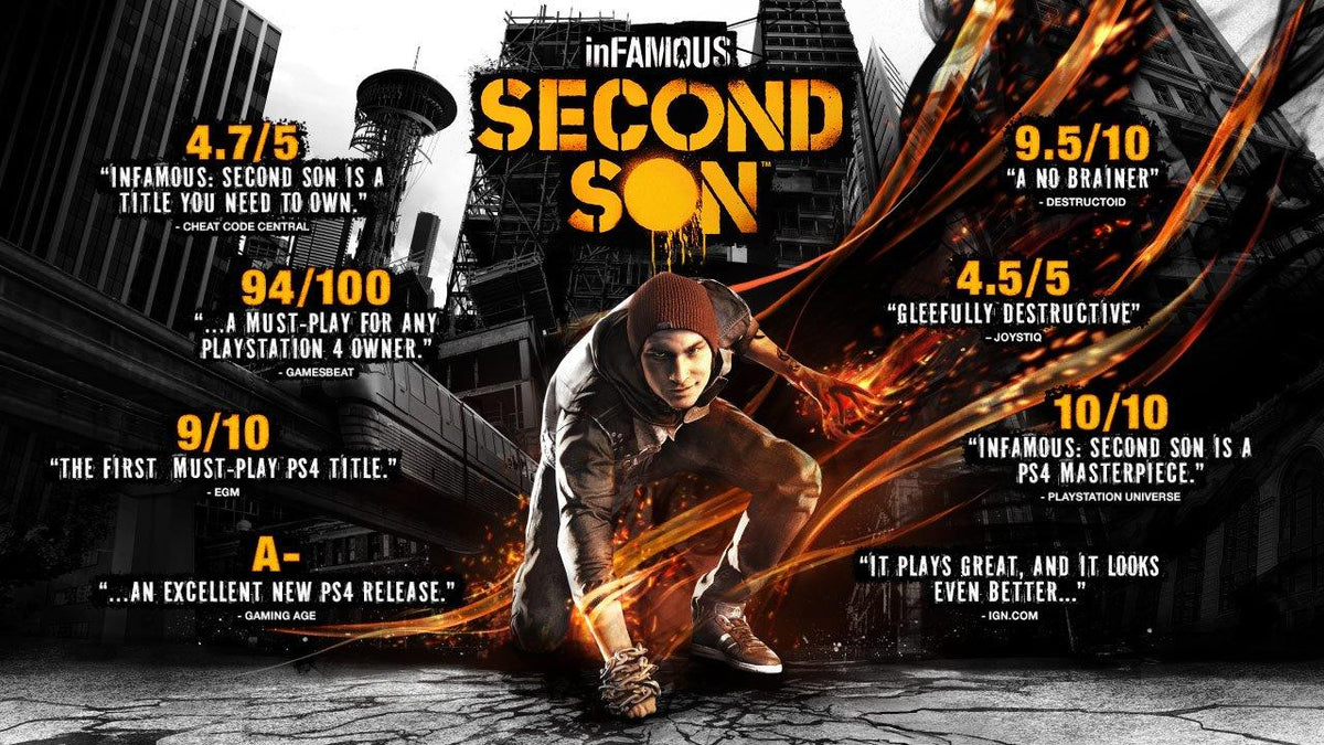 inFAMOUS Second Son (PS4) (Pre - owned) - GameStore.mt