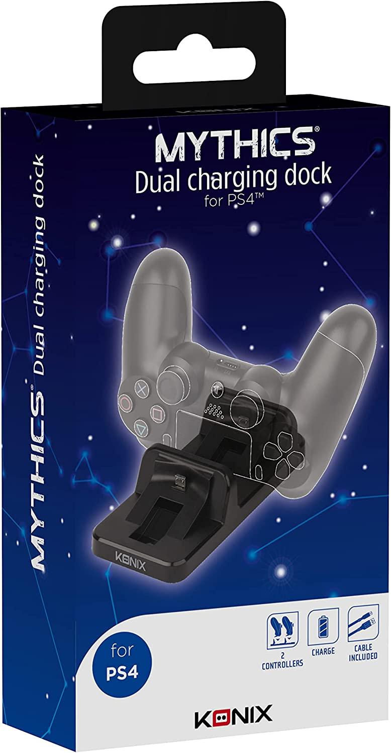 Konix Mythics Dual Charger PS4 - GameStore.mt