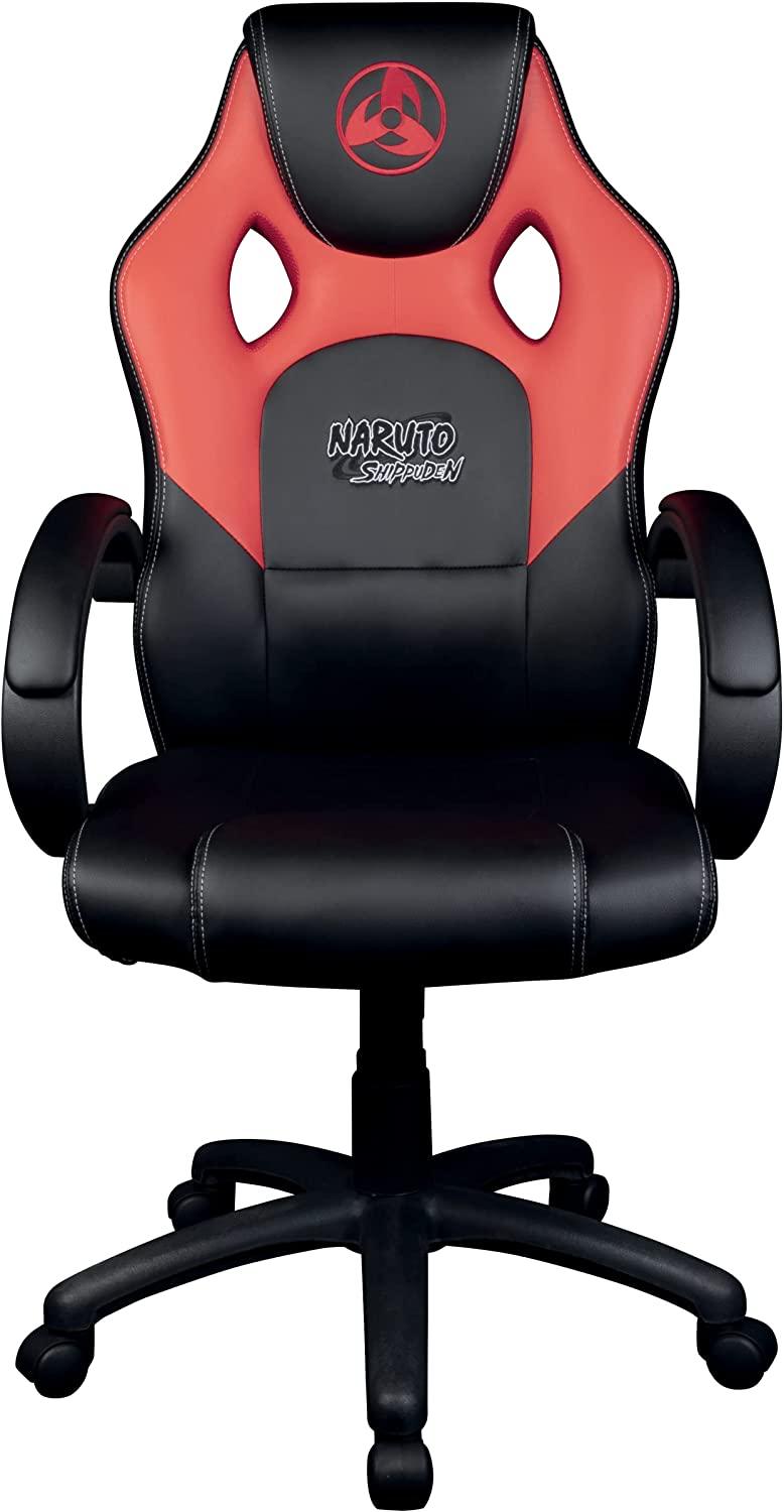 KONIX Naruto Shippuden Junior Gaming Chair (Black/Red) - GameStore.mt