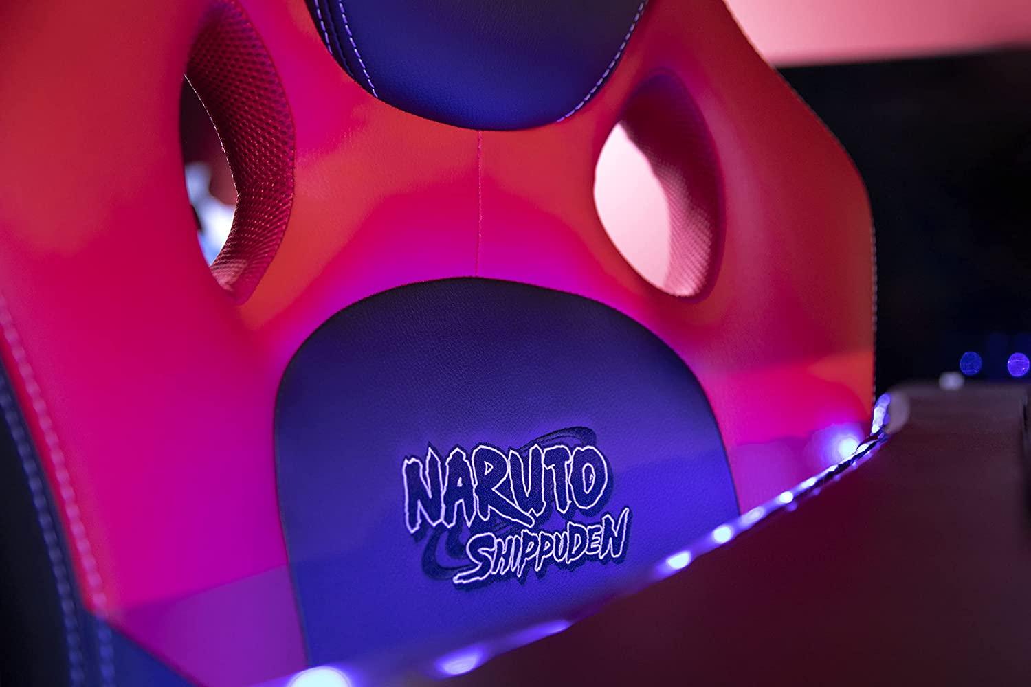 KONIX Naruto Shippuden Junior Gaming Chair (Black/Red) - GameStore.mt