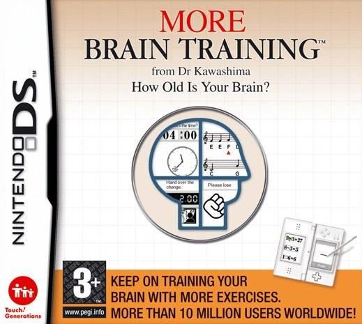 More Brain Training from Dr Kawashima: How Old Is Your Brain? (Nintendo DS) (Pre - owned) - GameStore.mt