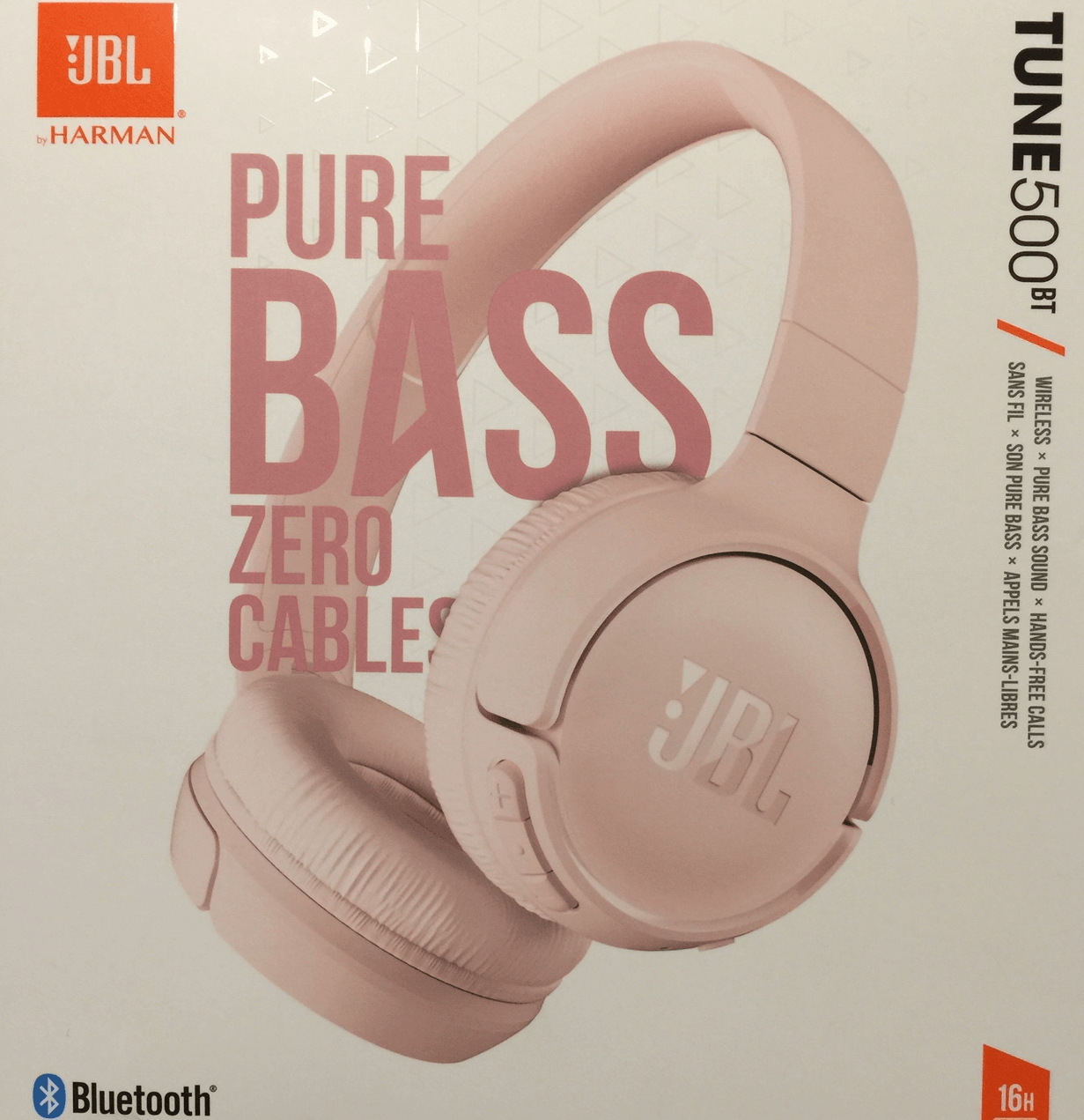 JBL TUNE 500BT (Pink) - Wireless Bluetooth Headphones - GameStore.mt | Powered by Flutisat