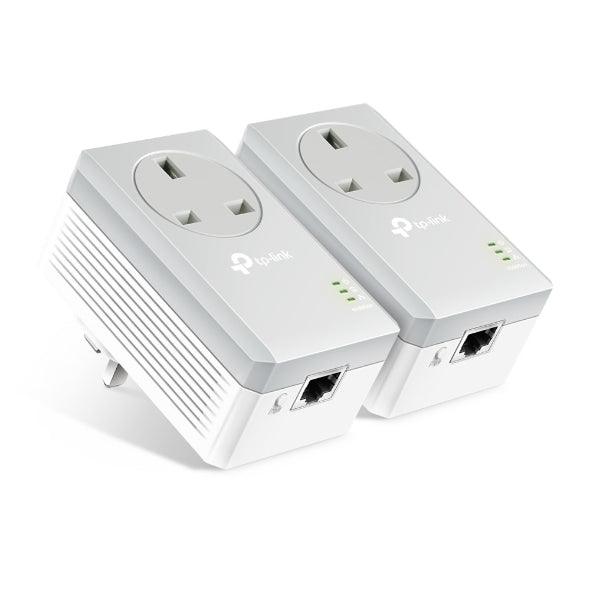TP - Link AV600 Passthrough Powerline Starter Kit TL - PA4010P KIT - GameStore.mt