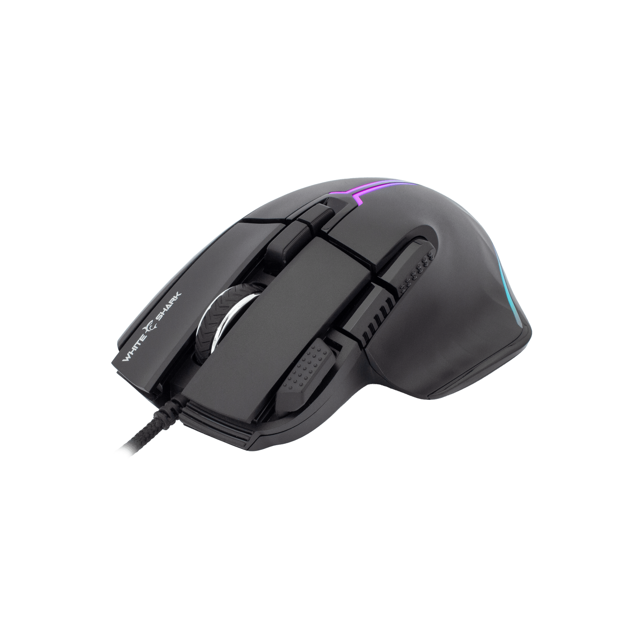 White Shark MARROK RGB Gaming Mouse - Black - GameStore.mt