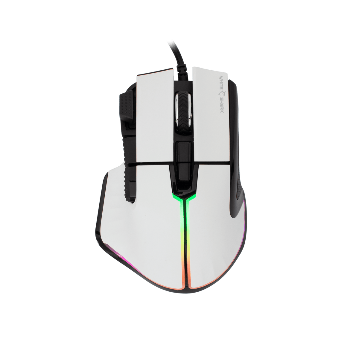 White Shark MARROK RGB Gaming Mouse - White - GameStore.mt
