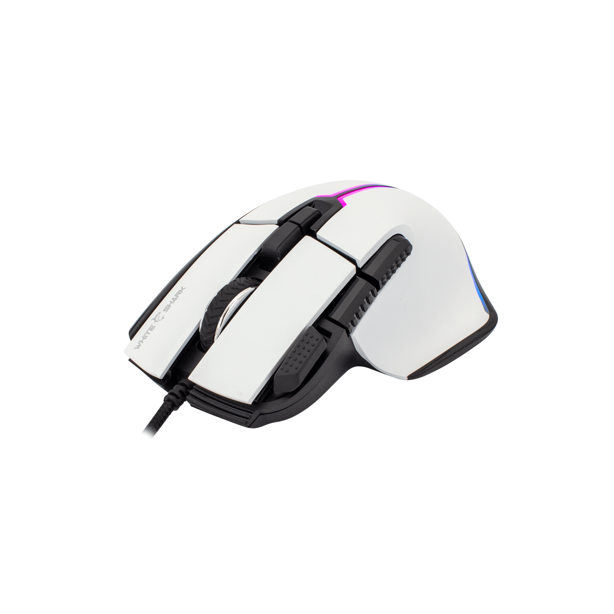 White Shark MARROK RGB Gaming Mouse - White - GameStore.mt