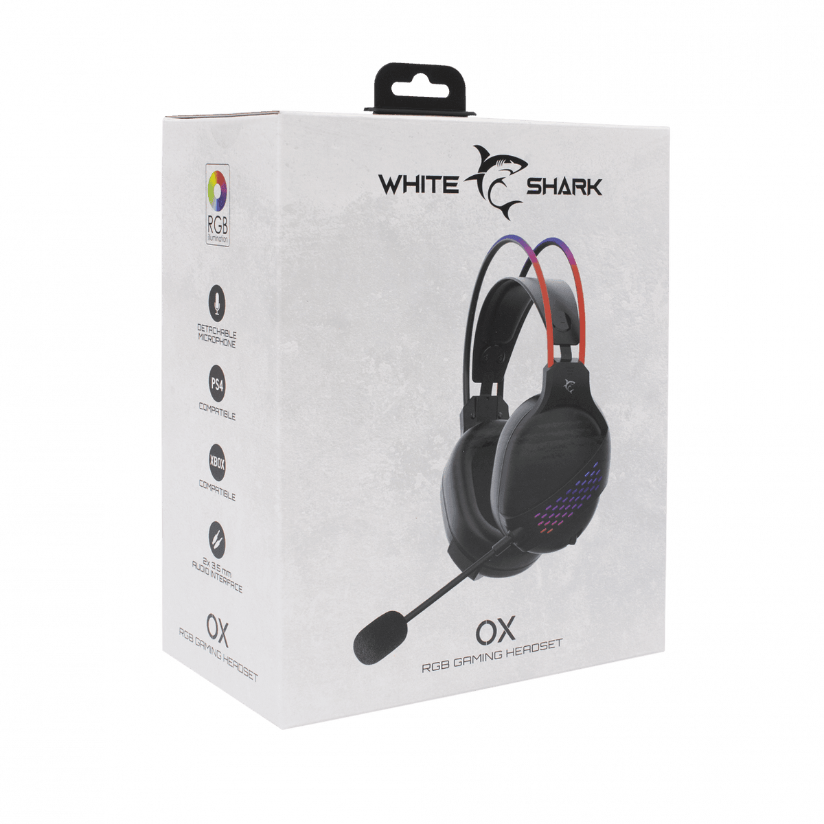 White Shark OX Gaming Headphones - GameStore.mt