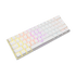 White Shark SHINOBI Keyboard - White (Blue Mechanical Switches) [US Layout] - GameStore.mt
